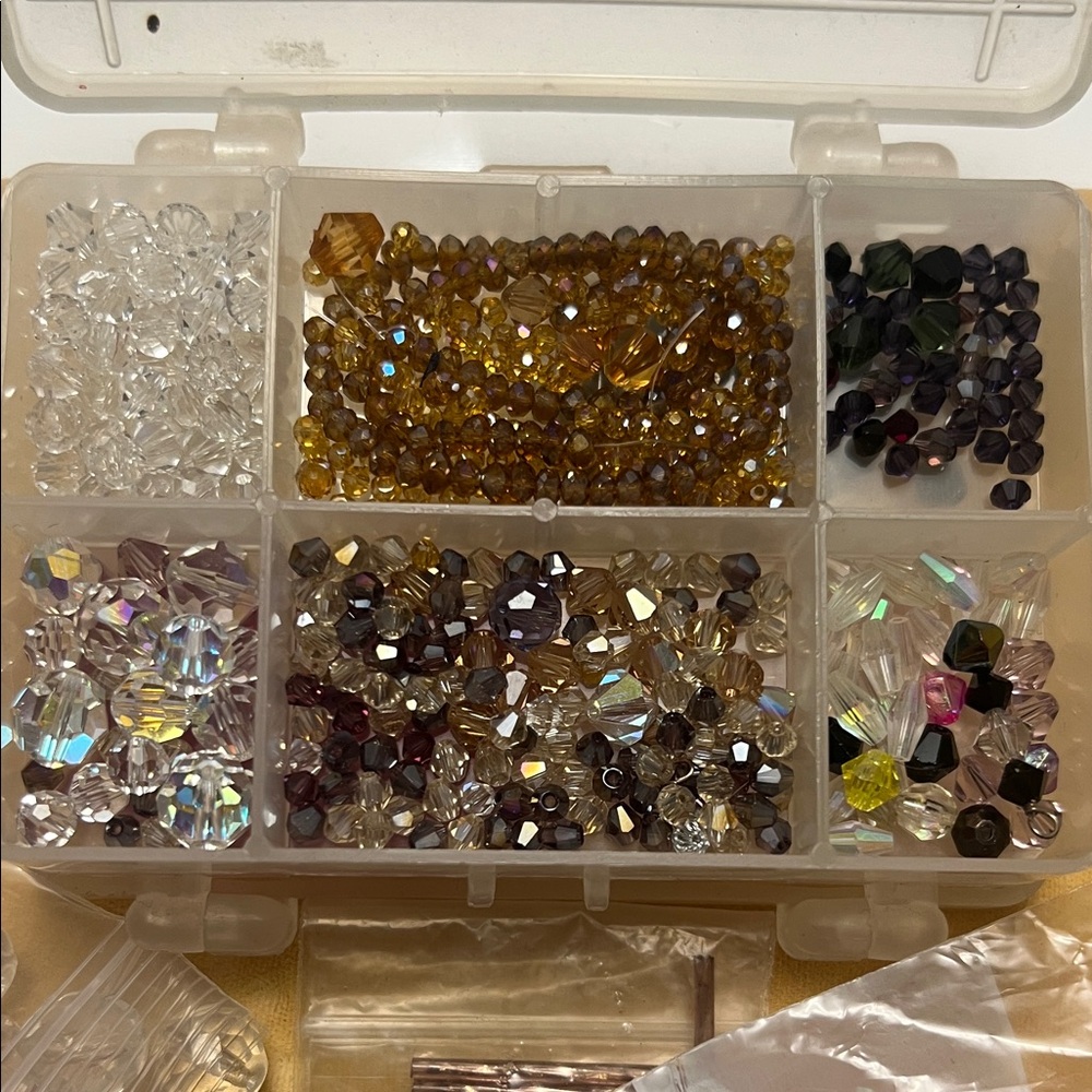 Crystal & Glass Bead Bundle for Jewelry Making